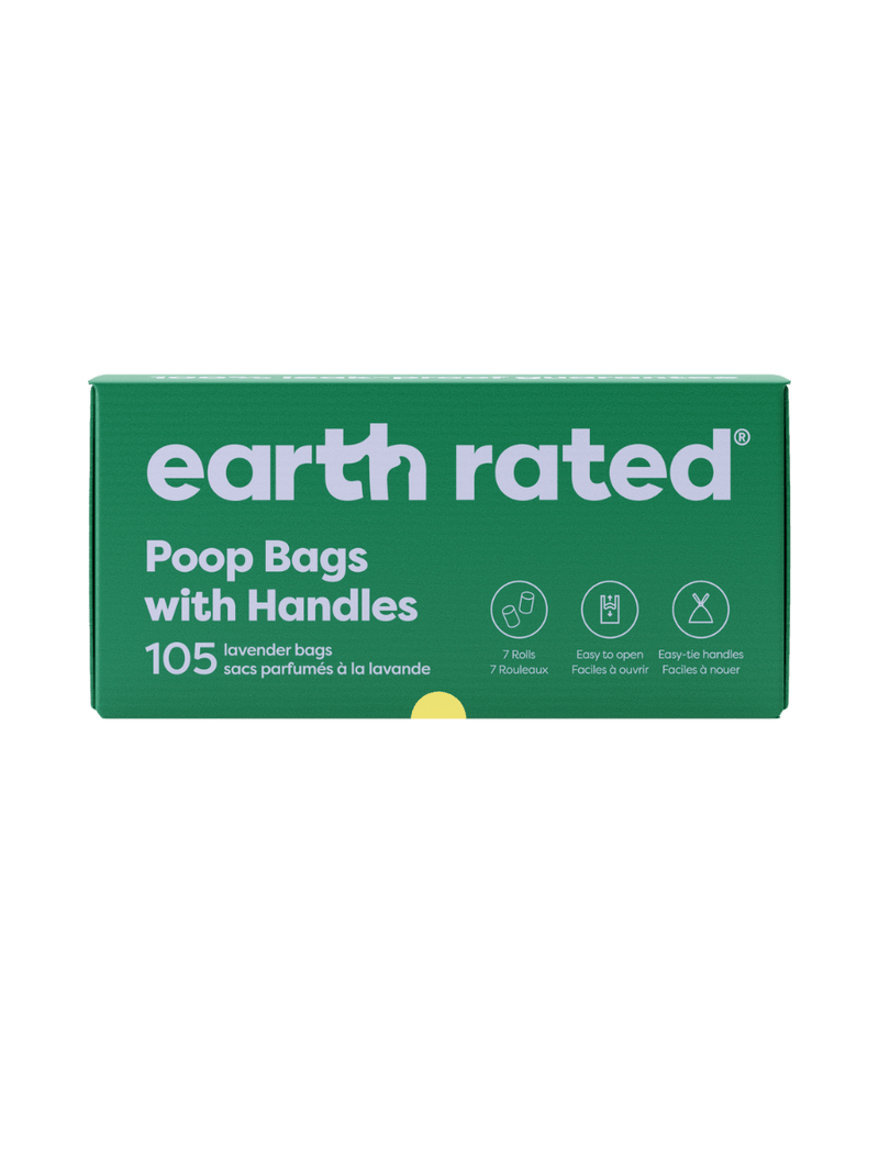 Dog Poop Bags With Handles on a Roll F8